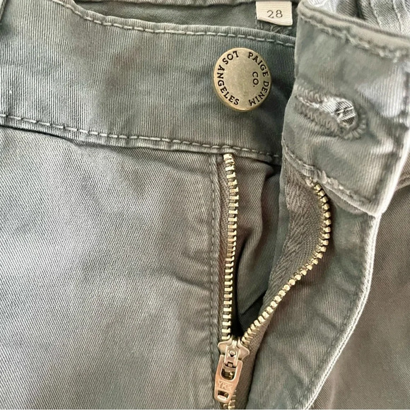 Paige Normandie Mens Slim Straight Leg Denim Jeans 28X30 Gray 28 - Picture 10 of 13